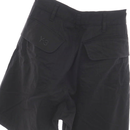 【中古】ワイスリー Y-3 ストレッチ コットン ショートパンツ ブラック【サイズXS】【 状態ランクB 】【 メンズ 】