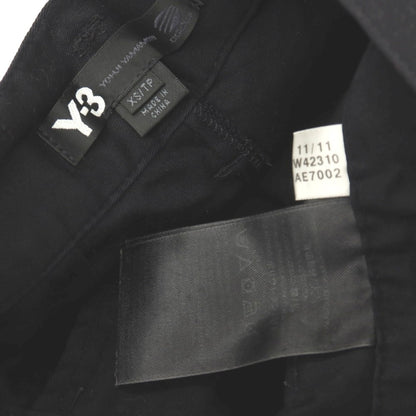 【中古】ワイスリー Y-3 ストレッチ コットン ショートパンツ ブラック【サイズXS】【 状態ランクB 】【 メンズ 】
