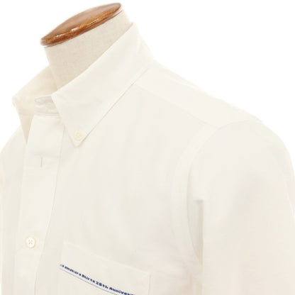 【中古】メイカーズシャツ カマクラ Makers Shirt 鎌倉 コットン ボタンダウン ドレスシャツ ホワイト【サイズM】【 状態ランクC 】【 メンズ 】