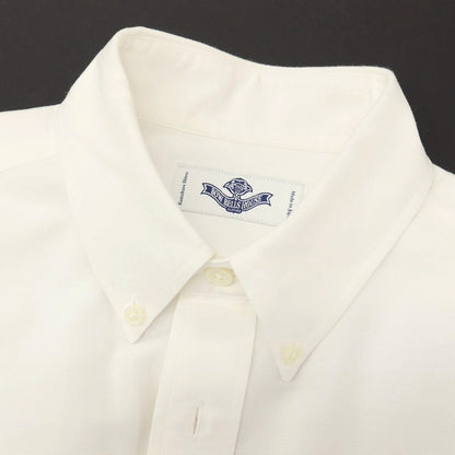 【中古】メイカーズシャツ カマクラ Makers Shirt 鎌倉 コットン ボタンダウン ドレスシャツ ホワイト【サイズM】【 状態ランクC 】【 メンズ 】