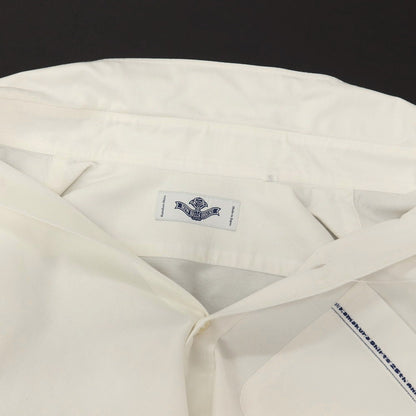 【中古】メイカーズシャツ カマクラ Makers Shirt 鎌倉 コットン ボタンダウン ドレスシャツ ホワイト【サイズM】【 状態ランクC 】【 メンズ 】