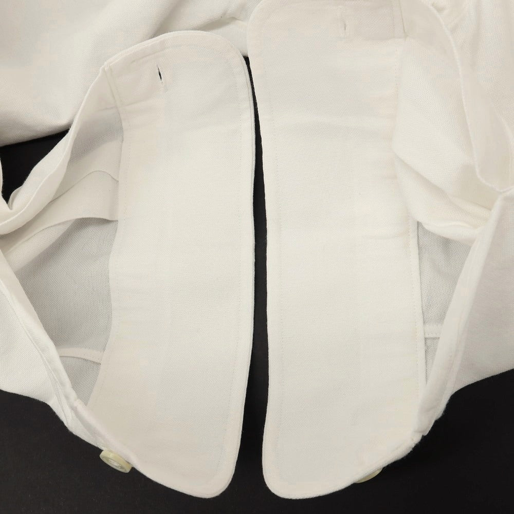 【中古】メイカーズシャツ カマクラ Makers Shirt 鎌倉 コットン ボタンダウン ドレスシャツ ホワイト【サイズM】【 状態ランクC 】【 メンズ 】