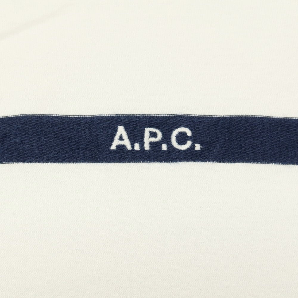 【中古】アーペーセー A.P.C. コットン クルーネック 半袖Ｔシャツ ホワイト【サイズS】【 状態ランクB 】【 メンズ 】