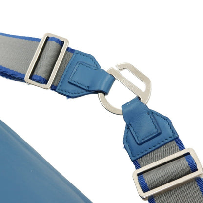 【中古】フルラ Furla 3way レザー ブリーフケース ブルー【 状態ランクC 】【 メンズ 】