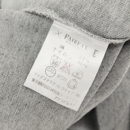 【中古】サイコバニー Psycho Bunny コットンナイロン 半袖ポロシャツ グレー【サイズXL】【 状態ランクB 】【 メンズ 】