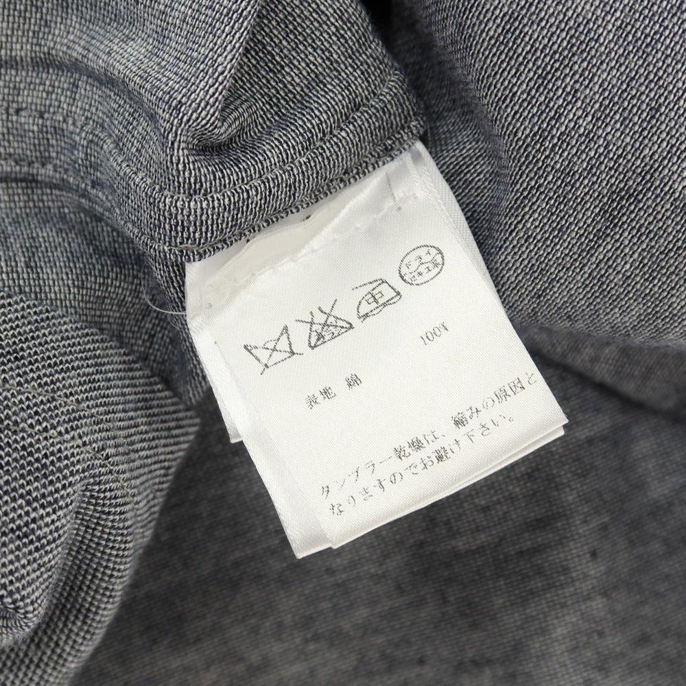 【中古】ギローバー GUY ROVER コットン 鹿の子 半袖ポロシャツ ネイビー系【サイズL】【 状態ランクB 】【 メンズ 】