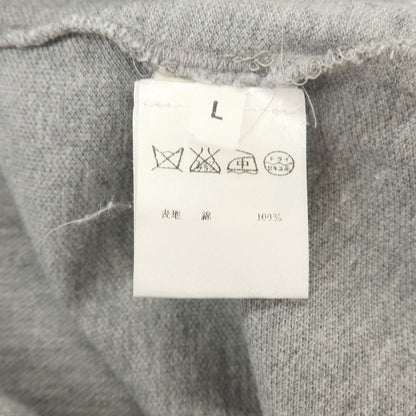 【中古】イレブンティ eleventy コットン 鹿の子 半袖シャツ グレー【サイズL】【 状態ランクB 】【 メンズ 】