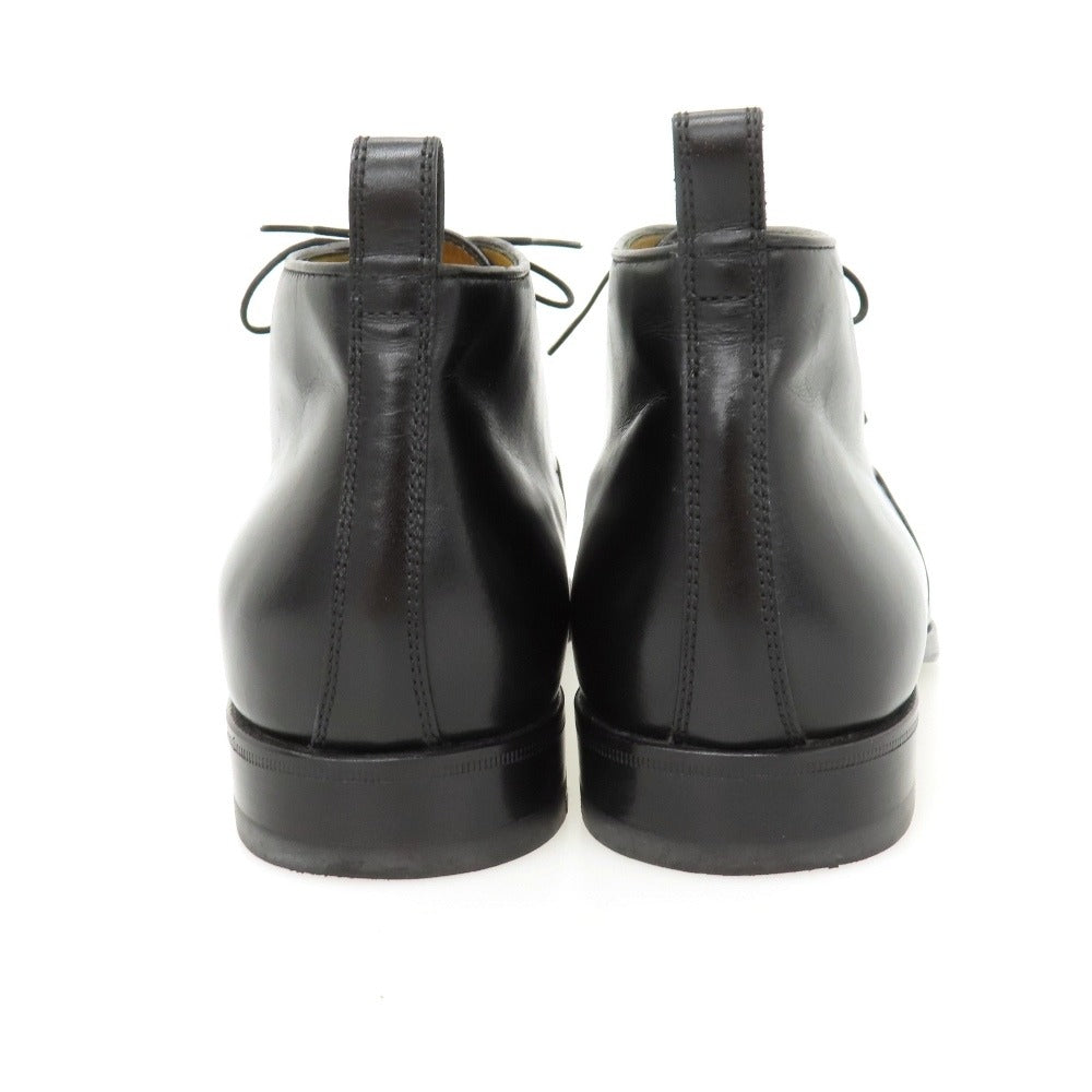 【中古】ア テストーニ a.testoni カーフ ブーツ ブラック【サイズ8 Ｇ】【 状態ランクA 】【 メンズ 】