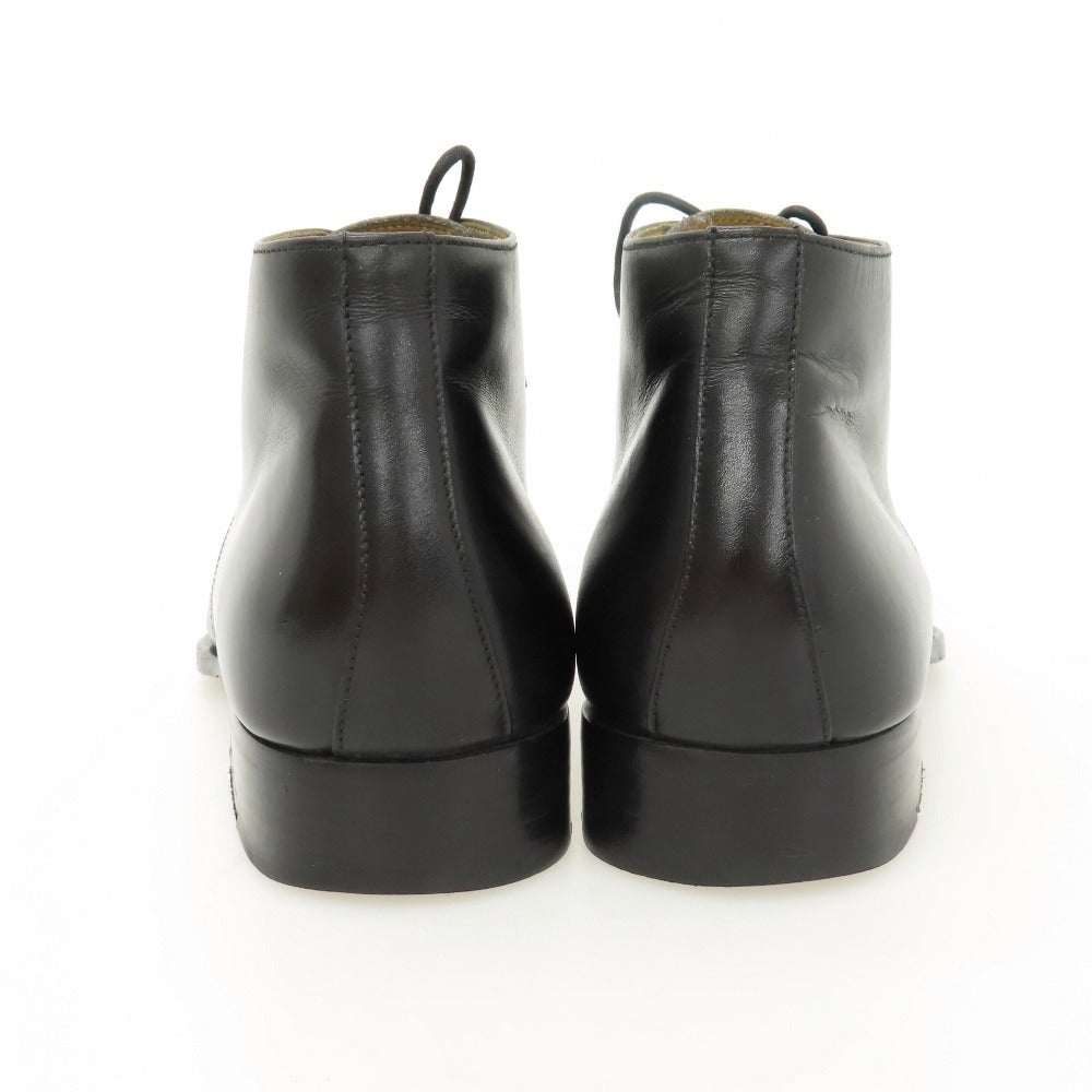 【中古】マグナーニ MAGNANNI カーフ ブーツ ブラック【サイズ41】【 状態ランクB 】【 メンズ 】
