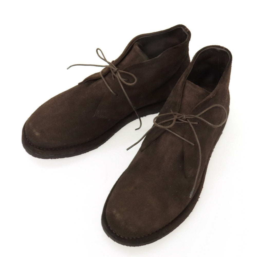 【中古】レマルゴ Lemargo スエード ブーツ ダークブラウン【サイズ42】【 状態ランクA 】【 メンズ 】