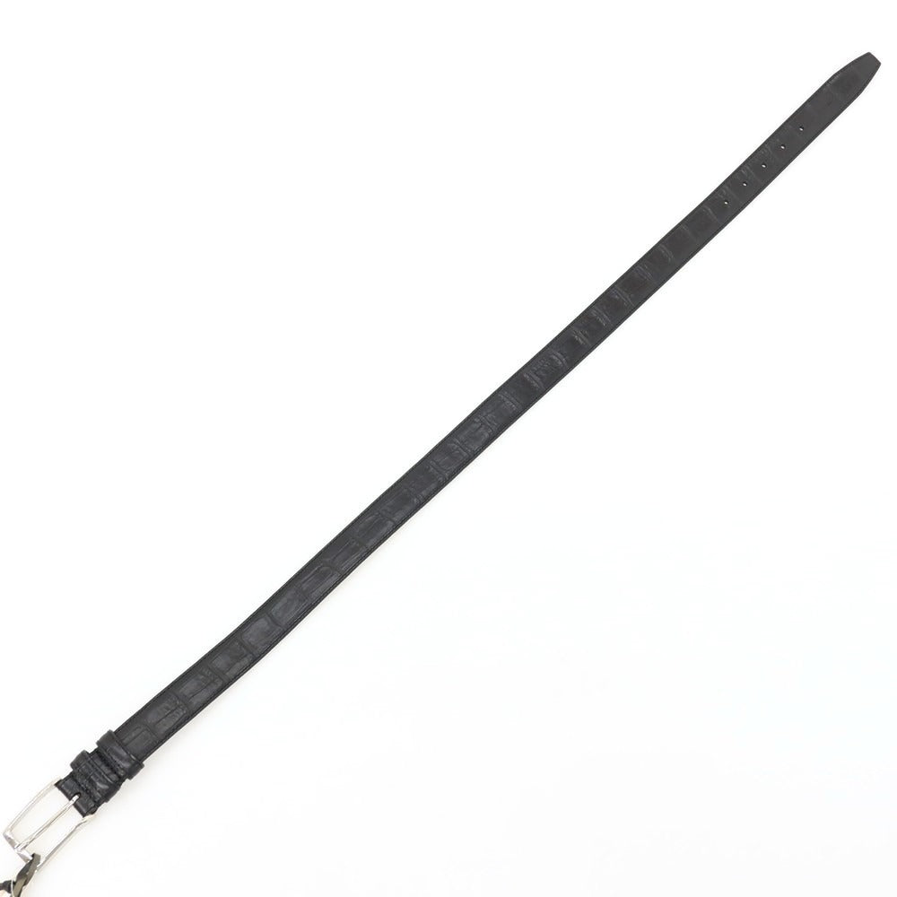 新品】フェリージ Felisi 85/07 クロコダイル 型押しレザー ベルト