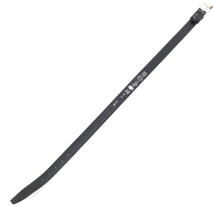 【新品】フェリージ Felisi 85/07 クロコダイル 型押しレザー ベルト ブラックxシルバー【サイズ75】【 状態ランクN 】【 メンズ 】