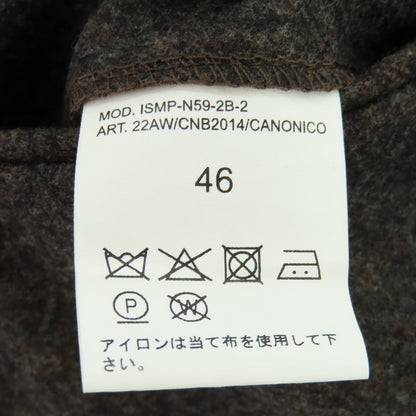 【中古】リネア パンタローニ Linea Pantaloni ウール ドレススラックスパンツ ブラウン【サイズ46】【 状態ランクA 】【 メンズ 】