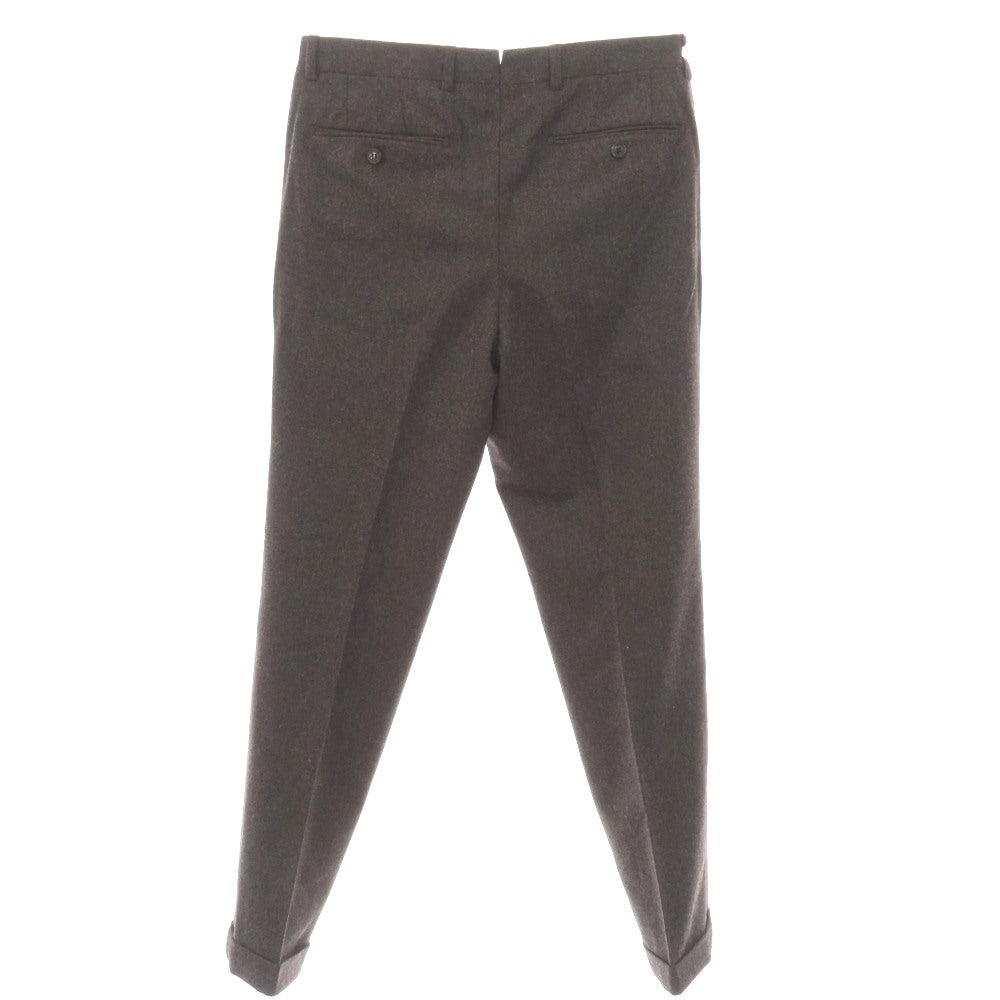 【中古】リネア パンタローニ Linea Pantaloni ウール ドレススラックスパンツ ブラウン【サイズ46】【 状態ランクA 】【 メンズ 】