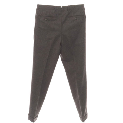 【中古】リネア パンタローニ Linea Pantaloni ウール ドレススラックスパンツ ブラウン【サイズ46】【 状態ランクA 】【 メンズ 】