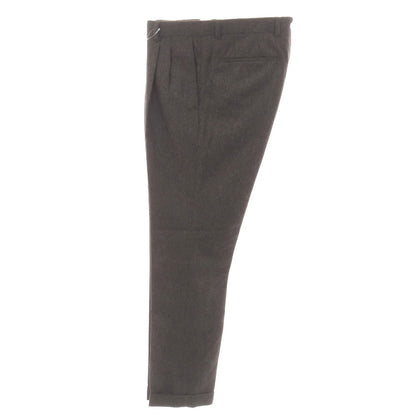 【中古】リネア パンタローニ Linea Pantaloni ウール ドレススラックスパンツ ブラウン【サイズ46】【 状態ランクA 】【 メンズ 】