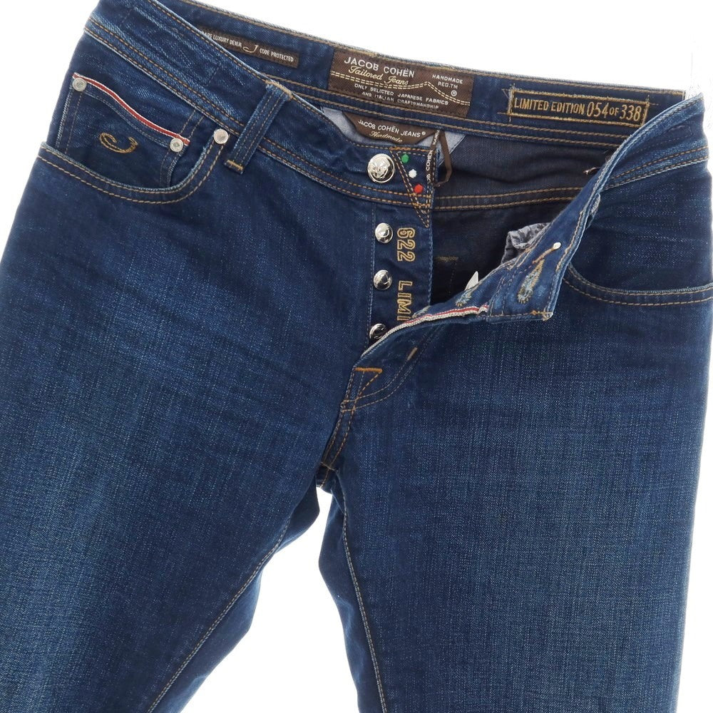 【中古】ヤコブコーエン JACOB COHEN J622 P LTD コットン デニムパンツ ネイビー【サイズ31】【 状態ランクB 】【 メンズ 】