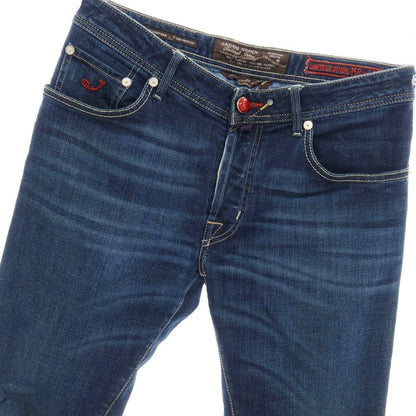 【中古】ヤコブコーエン JACOB COHEN J622 LIMITED COMFORT ストレッチ コットンポリエステル デニムパンツ ジーンズ ネイビー【サイズ32】【 状態ランクC 】【 メンズ 】