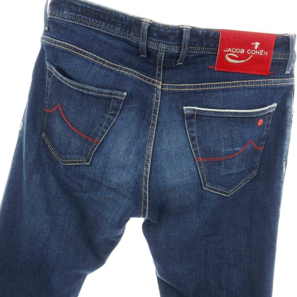 【中古】ヤコブコーエン JACOB COHEN J622 LIMITED COMFORT ストレッチ コットンポリエステル デニムパンツ ジーンズ ネイビー【サイズ32】【 状態ランクC 】【 メンズ 】