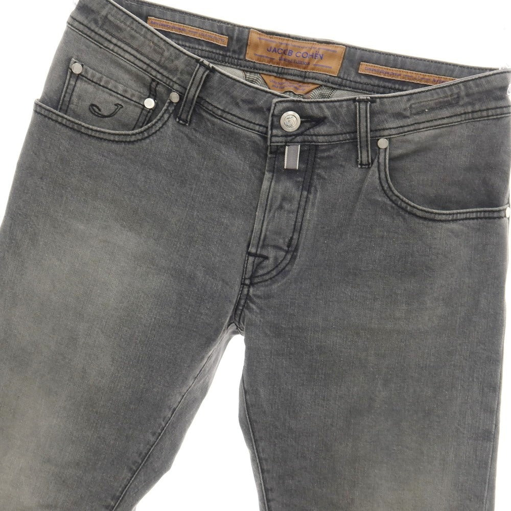 【中古】ヤコブコーエン JACOB COHEN J622 LIMITED COMF ストレッチ コットン デニムパンツ ジーンズ グレー【サイズ33】【 状態ランクC 】【 メンズ 】