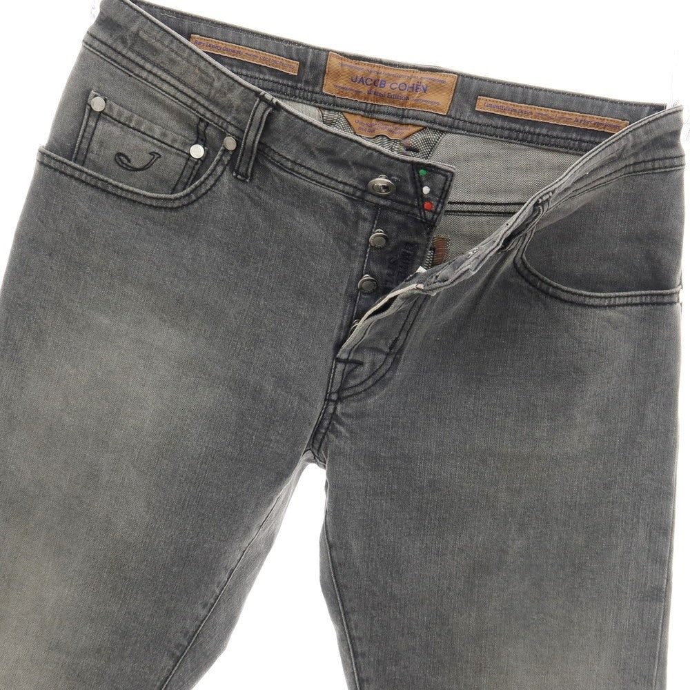 【中古】ヤコブコーエン JACOB COHEN J622 LIMITED COMF ストレッチ コットン デニムパンツ ジーンズ グレー【サイズ33】【 状態ランクC 】【 メンズ 】