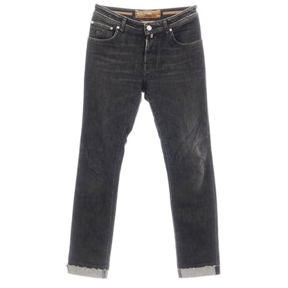 【中古】ヤコブコーエン JACOB COHEN NICK LTD コットンポリエステル デニムパンツ ジーンズ ブラック【サイズ31】【 状態ランクC 】【 メンズ 】