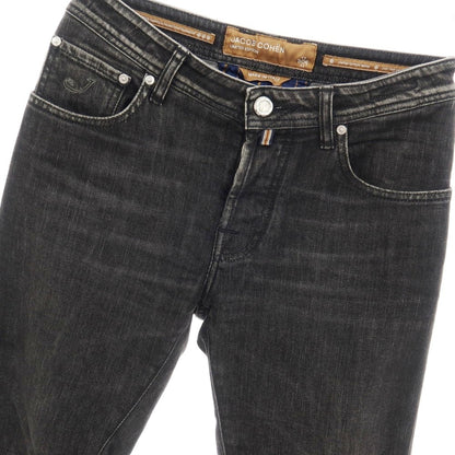 【中古】ヤコブコーエン JACOB COHEN NICK LTD コットンポリエステル デニムパンツ ジーンズ ブラック【サイズ31】【 状態ランクC 】【 メンズ 】