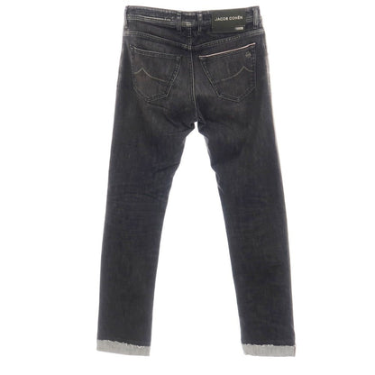 【中古】ヤコブコーエン JACOB COHEN NICK LTD コットンポリエステル デニムパンツ ジーンズ ブラック【サイズ31】【 状態ランクC 】【 メンズ 】