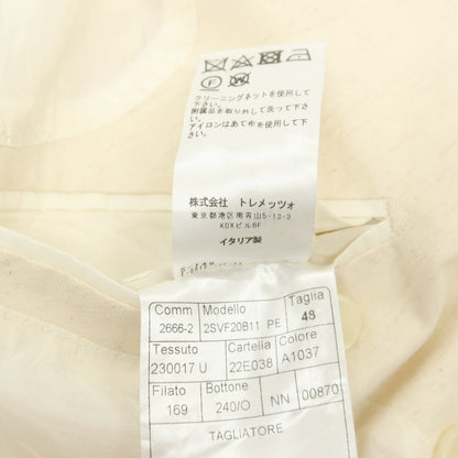 【中古】タリアトーレ TAGLIATORE コットンリネン 6B ダブルスーツ ナチュラル【サイズ48】【 状態ランクB 】【 メンズ 】