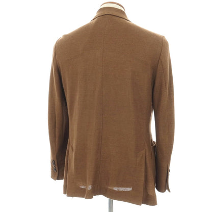 【中古】チルコロ1901 CIRCOLO 1901 リネン ダブル6B カジュアルジャケット ブラウン【サイズ48】【 状態ランクC 】【 メンズ 】