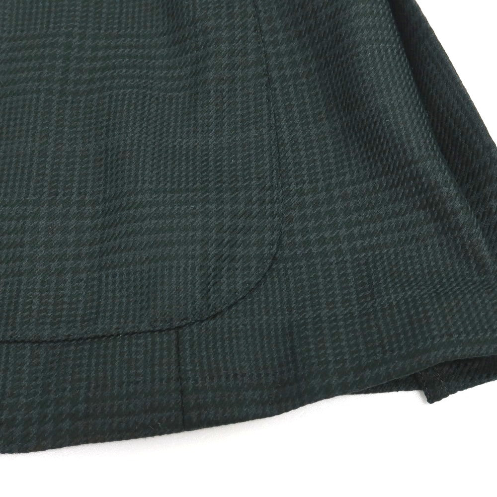 【中古】ボリオリ BOGLIOLI K.JACKET LINEA シルクウールナイロン チェック 2B テーラードジャケット グリーン【サイズ48】【 状態ランクB 】【 メンズ 】