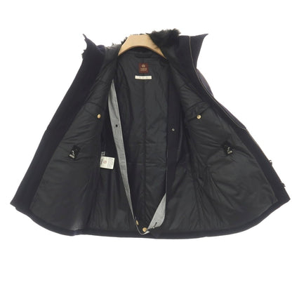 【中古】タケオキクチ TAKEO KIKUCHI TOKITO ウール フーデッド 中綿ブルゾン ネイビー【サイズ3】【 状態ランクB 】【 メンズ 】