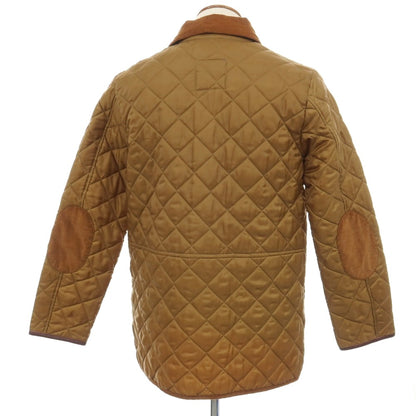 【中古】ラベンハム LAVENHAM ポリエステル系 キルティング 中綿ブルゾン オーカー【サイズ38】【 状態ランクB 】【 メンズ 】