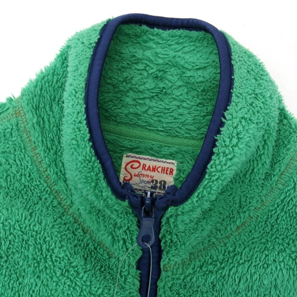【中古】サニースポーツ SUNNY SPORTS RANCHER ポリエステル フリースベスト グリーン【サイズ38】【 状態ランクC 】【 メンズ 】