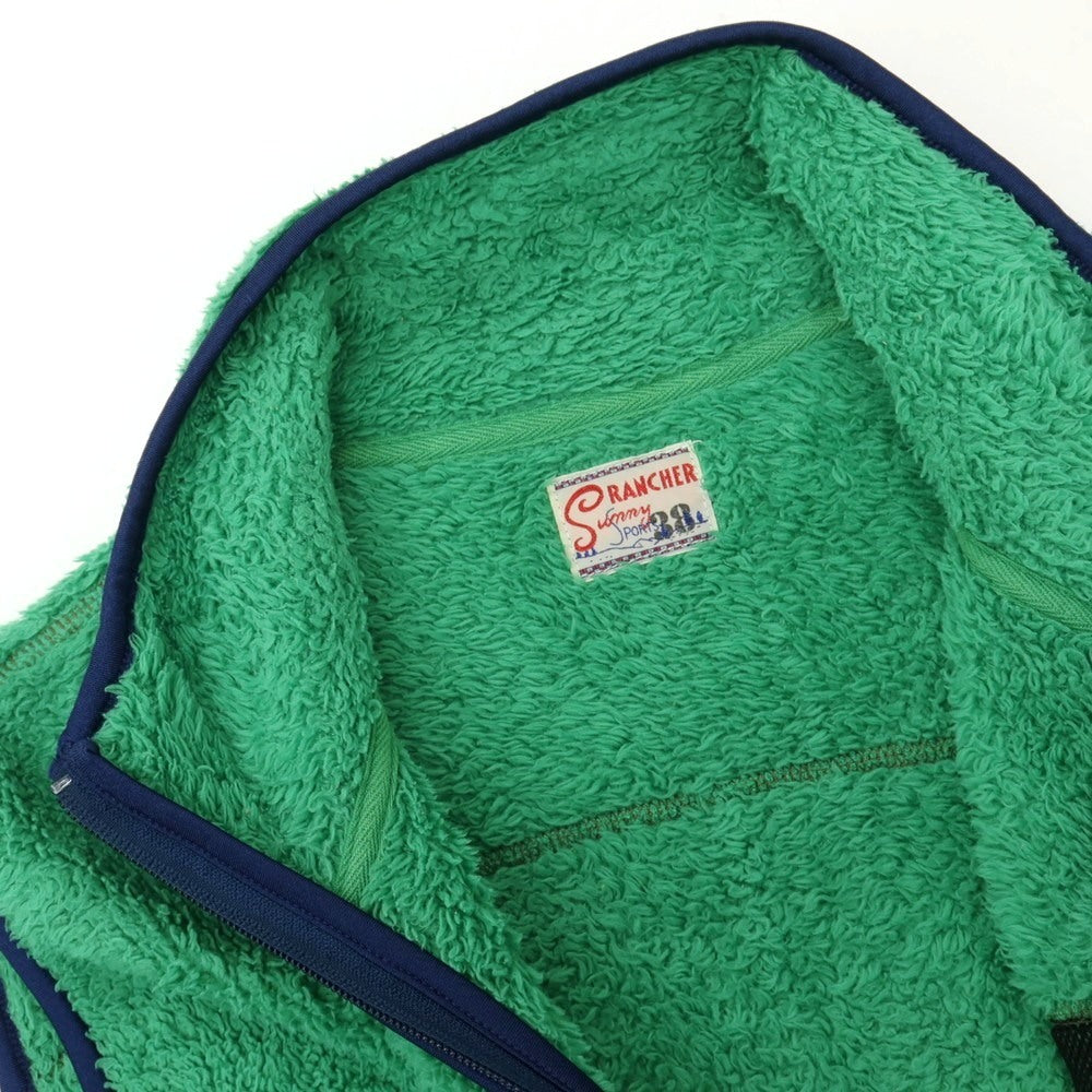 【中古】サニースポーツ SUNNY SPORTS RANCHER ポリエステル フリースベスト グリーン【サイズ38】【 状態ランクC 】【 メンズ 】