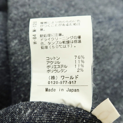 【中古】フォーティーカラッツアンドゴーニーゴ 40ct&amp;525 スリーピース ストレッチ コットンアクリルポリエステル デニム セットアップ ネイビー【サイズJK3/PT・VE4】【 状態ランクC 】【 メンズ 】
