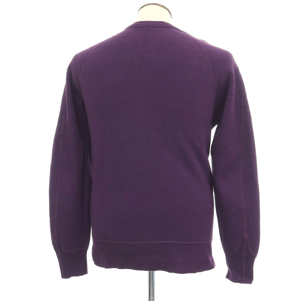 【中古】ドレステリア DRESSTERIOR コットン クルーネック スウェット パープル【サイズL】【 状態ランクC 】【 メンズ 】