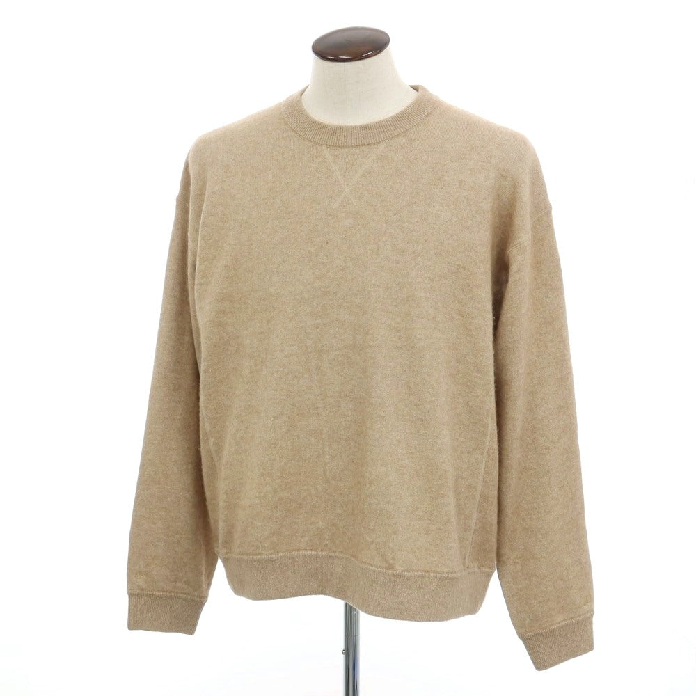 【中古】ドレステリア DRESSTERIOR × 櫻井貴史 ウールレーヨンナイロン シャギーラクーン ニット ベージュ【サイズL】【 状態ランクB 】【 メンズ 】