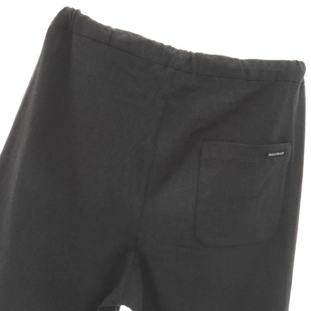 【中古】ドレステリア DRESSTERIOR ストレッチ ポリエステルレーヨンアクリル イージーパンツ ダークグレー【サイズ79】【 状態ランクC 】【 メンズ 】