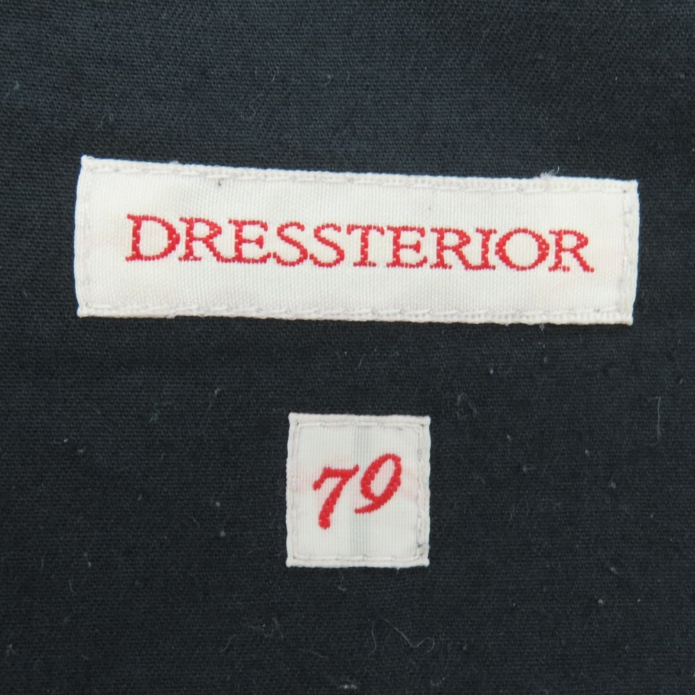 【中古】ドレステリア DRESSTERIOR ストレッチ ポリエステルレーヨンアクリル イージーパンツ ダークグレー【サイズ79】【 状態ランクC 】【 メンズ 】