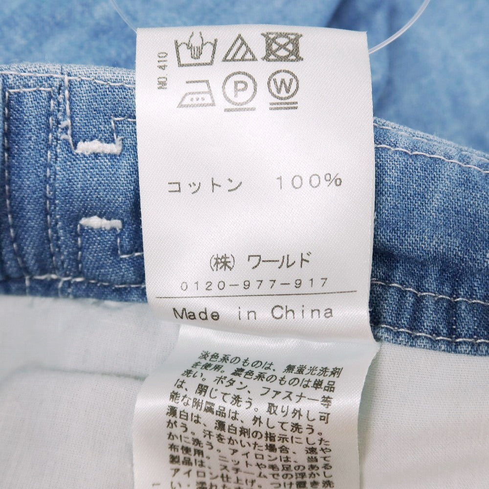【中古】ドレステリア DRESSTERIOR コットン イージーパンツ ライトブルー【サイズ85】【 状態ランクC 】【 メンズ 】