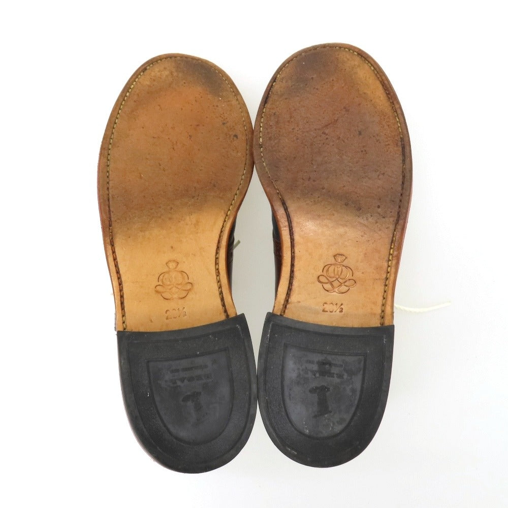 【中古】リーガル REGAL レザー ドレスシューズ ネイビーxブラウン【サイズ26 1/2】【 状態ランクC 】【 メンズ 】