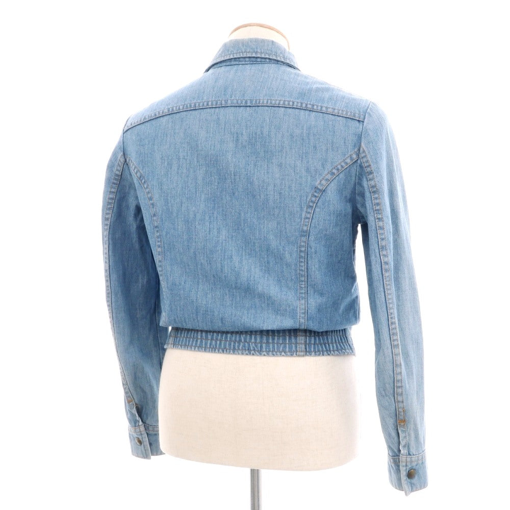 【中古】リー Lee 70’s コットン デニムジャケット LeeSet ライトブルー【サイズ表記不明（XS位）】【 状態ランクC 】【 メンズ 】