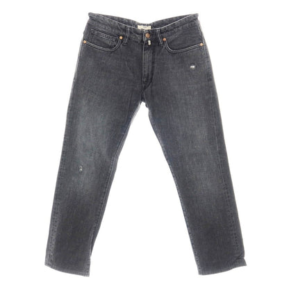 【中古】インコテックス INCOTEX CINQUE コットン デニムパンツ ジーンズ ブラック系【サイズ32】【 状態ランクC 】【 メンズ 】