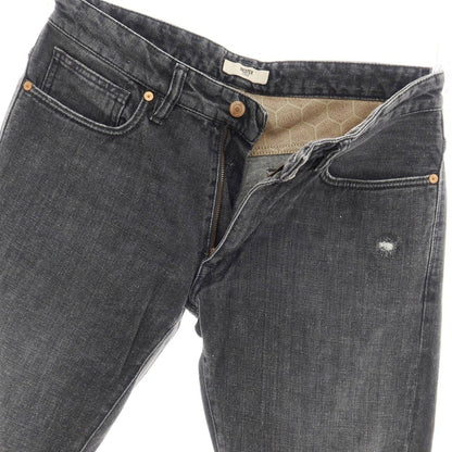 【中古】インコテックス INCOTEX CINQUE コットン デニムパンツ ジーンズ ブラック系【サイズ32】【 状態ランクC 】【 メンズ 】