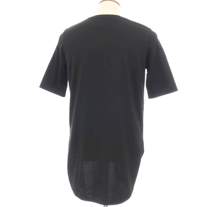 【中古】エイトン ATON コットン クルーネック ラウンドヘム 半袖Ｔシャツ ブラック系【サイズ2】【 状態ランクB 】【 メンズ 】