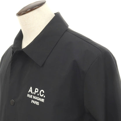 【中古】アーペーセー A.P.C. ポリエステルコットン コーチジャケット ブラック【サイズL】【 状態ランクB 】【 メンズ 】