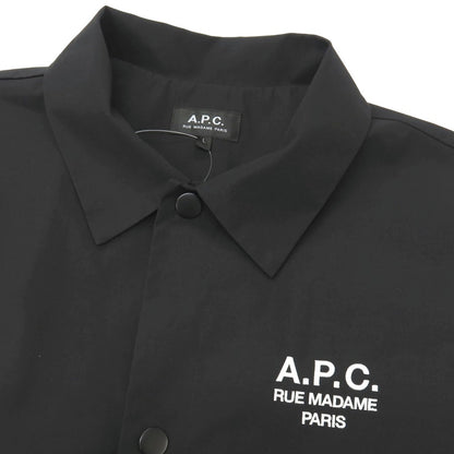 【中古】アーペーセー A.P.C. ポリエステルコットン コーチジャケット ブラック【サイズL】【 状態ランクB 】【 メンズ 】