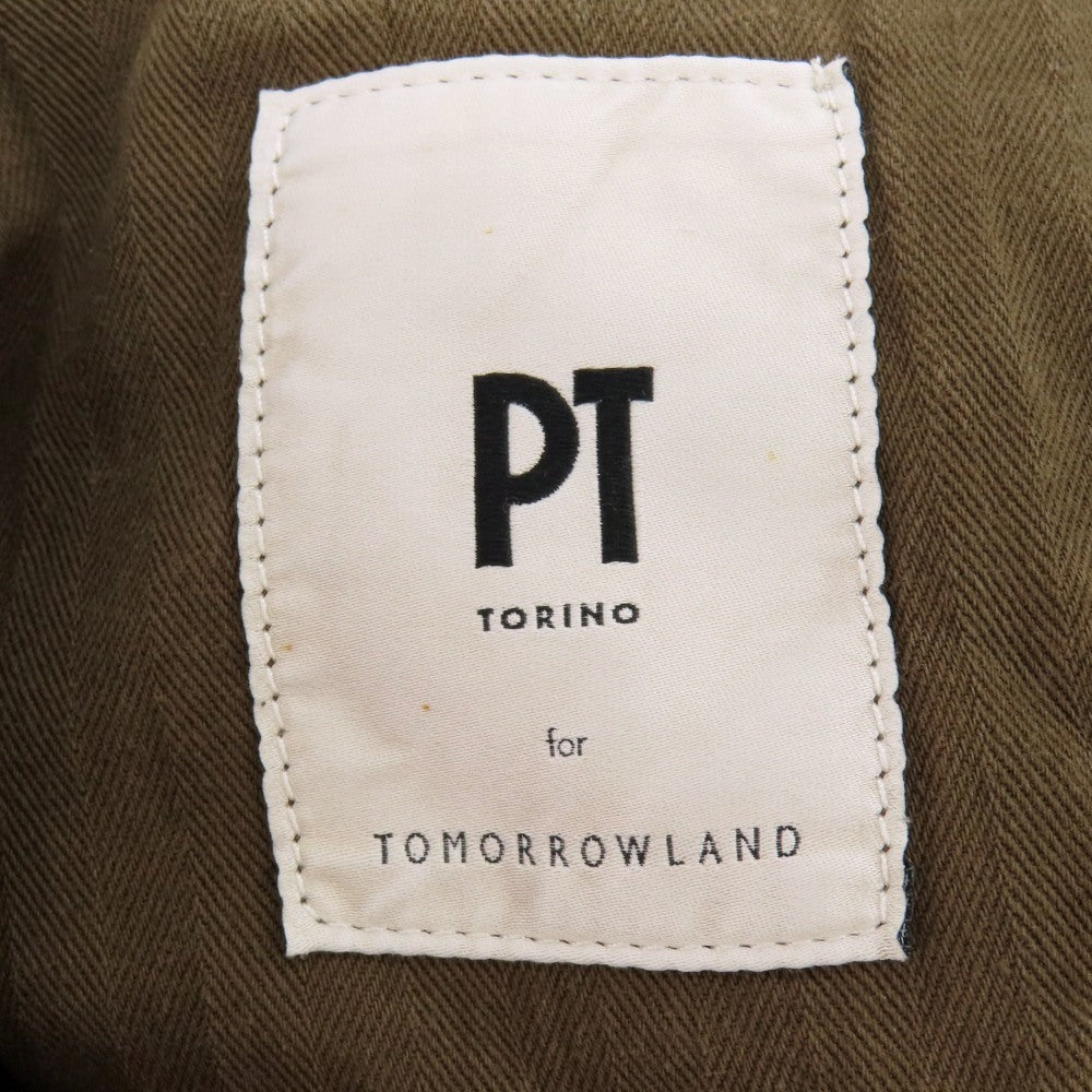 【中古】ピーティートリノ PT TORINO TOMORROWLAND別注 GRUNGE ストレッチ コットン 細畝 コーデュロイパンツ ブラウン【サイズ32】【 状態ランクB 】【 メンズ 】