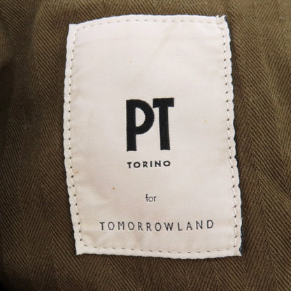 【中古】ピーティートリノ PT TORINO TOMORROWLAND別注 GRUNGE ストレッチ コットン 細畝 コーデュロイパンツ ブラウン【サイズ32】【 状態ランクB 】【 メンズ 】